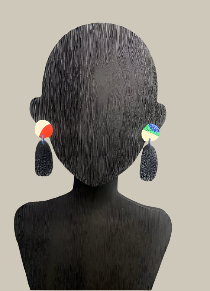 Abstract Drop Statement Earrings