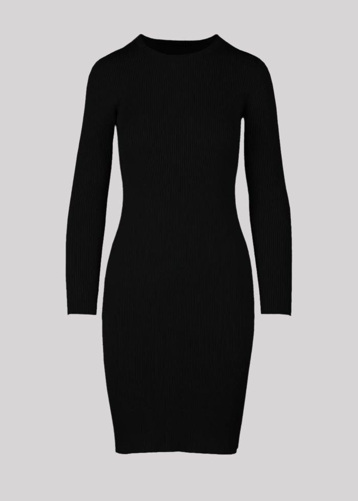 The Ribbed Long Sleeve Dress