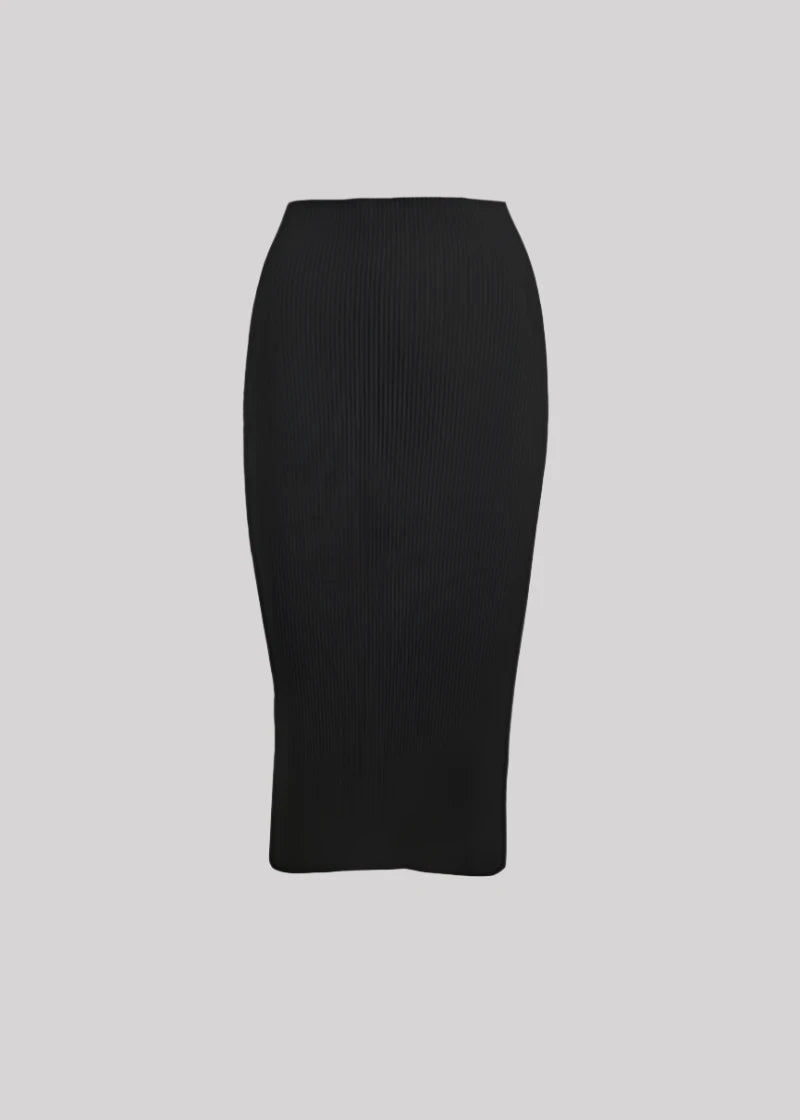 The Stretch Midi Skirt - The Collection by Brand, Style & Bloom