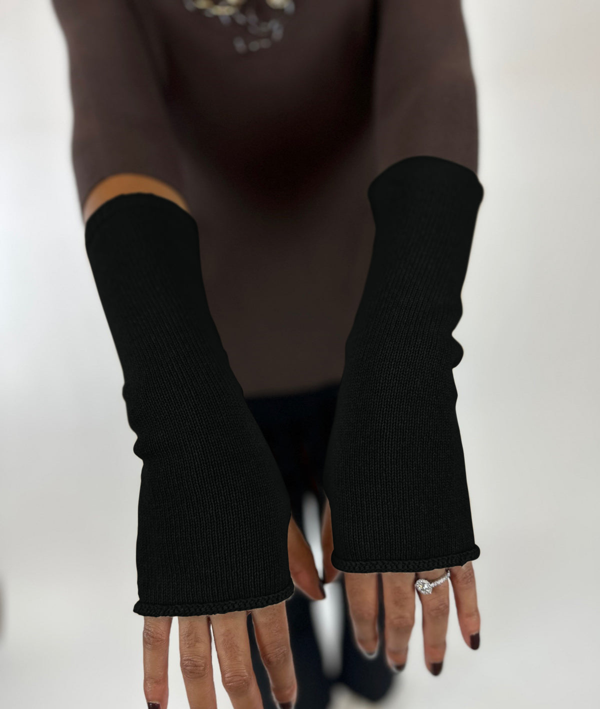 The Cashmere Fingerless Mittens - The Collection by Brand, Style & Bloom