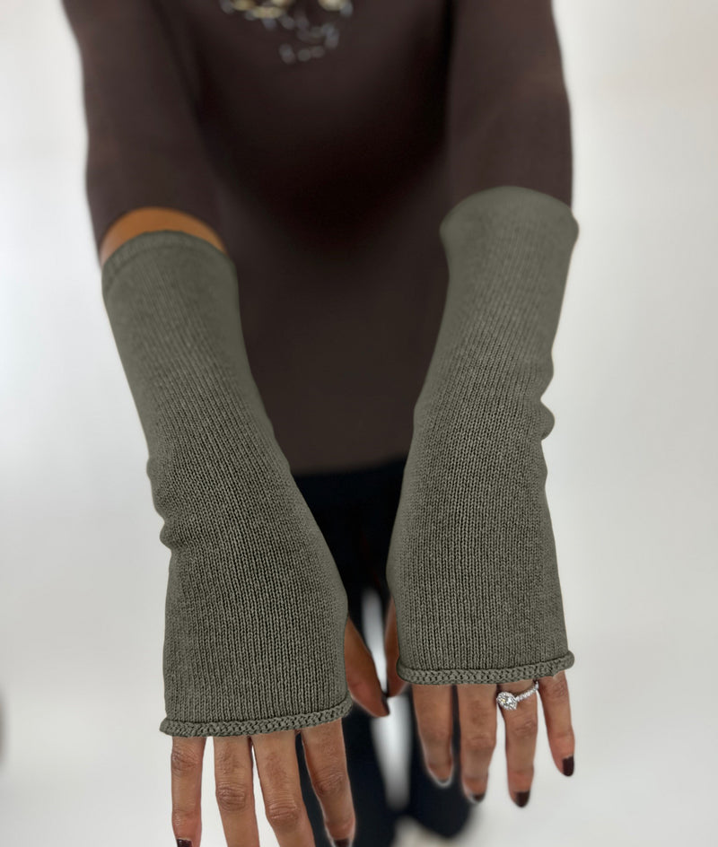 The Cashmere Fingerless Mittens - The Collection by Brand, Style & Bloom