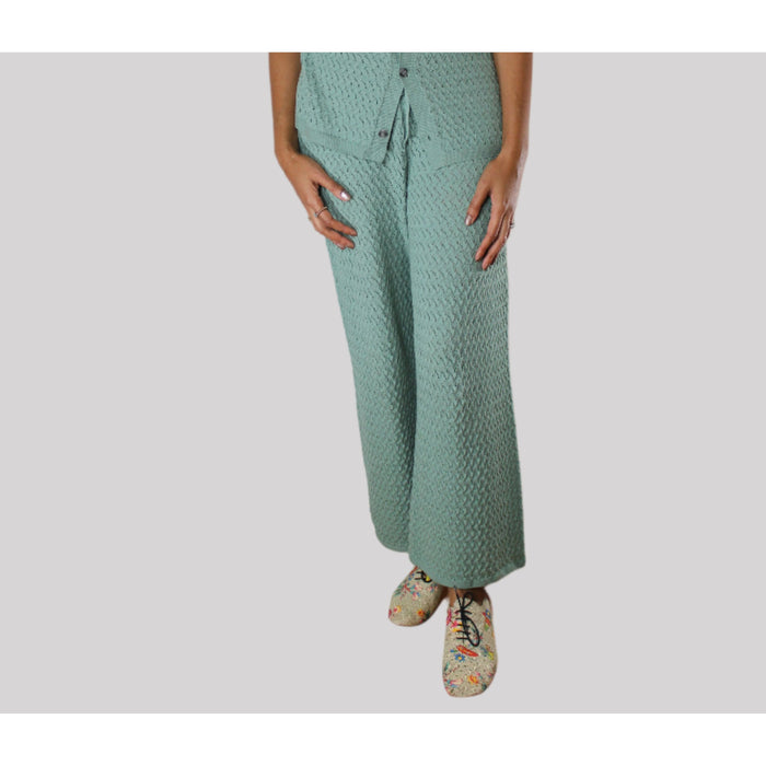 The Pointelle Knit Pants