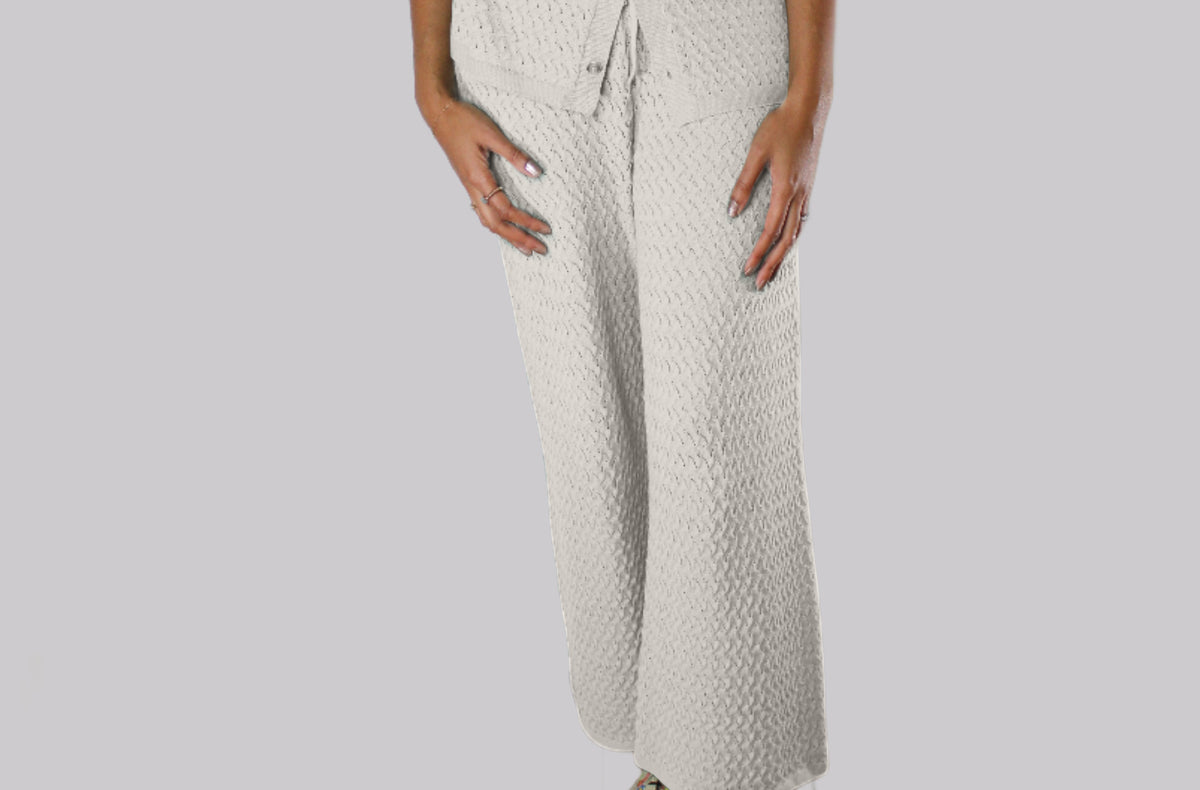 The Pointelle Knit Pants - The Collection by Brand, Style & Bloom