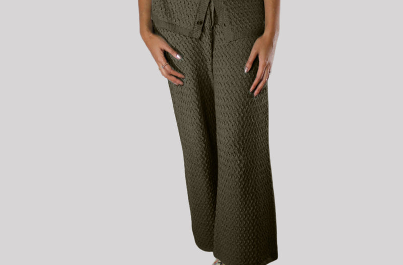 The Pointelle Knit Pants - The Collection by Brand, Style & Bloom