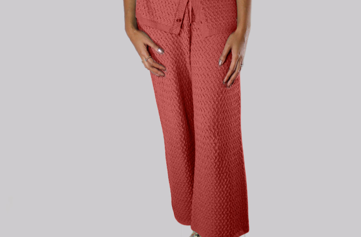 The Pointelle Knit Pants - The Collection by Brand, Style & Bloom