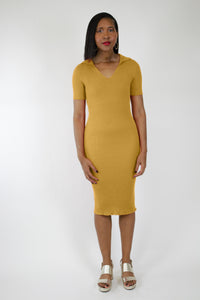 The Ribbed Collar Dress - The Collection by Brand, Style & Bloom