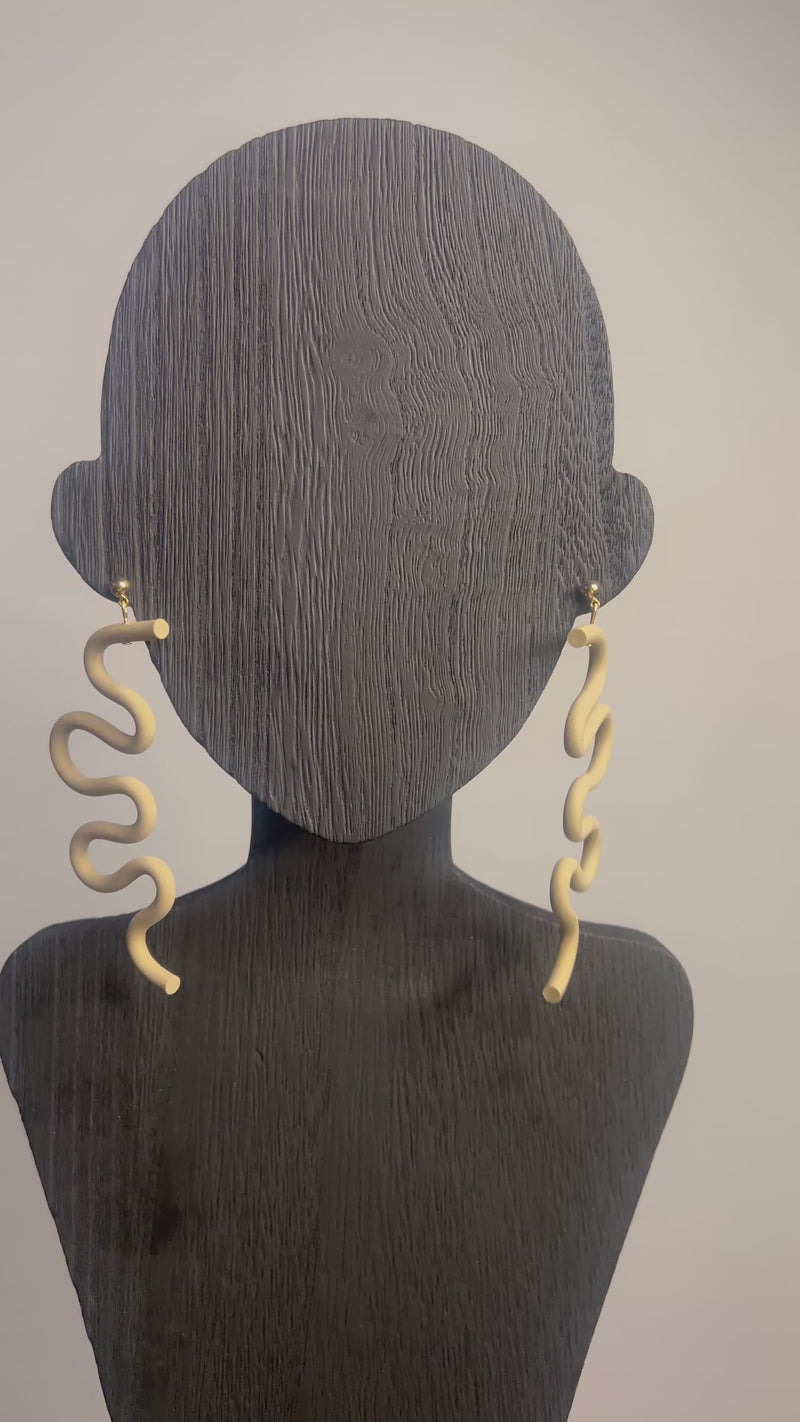 Squiggly Statement Earrings