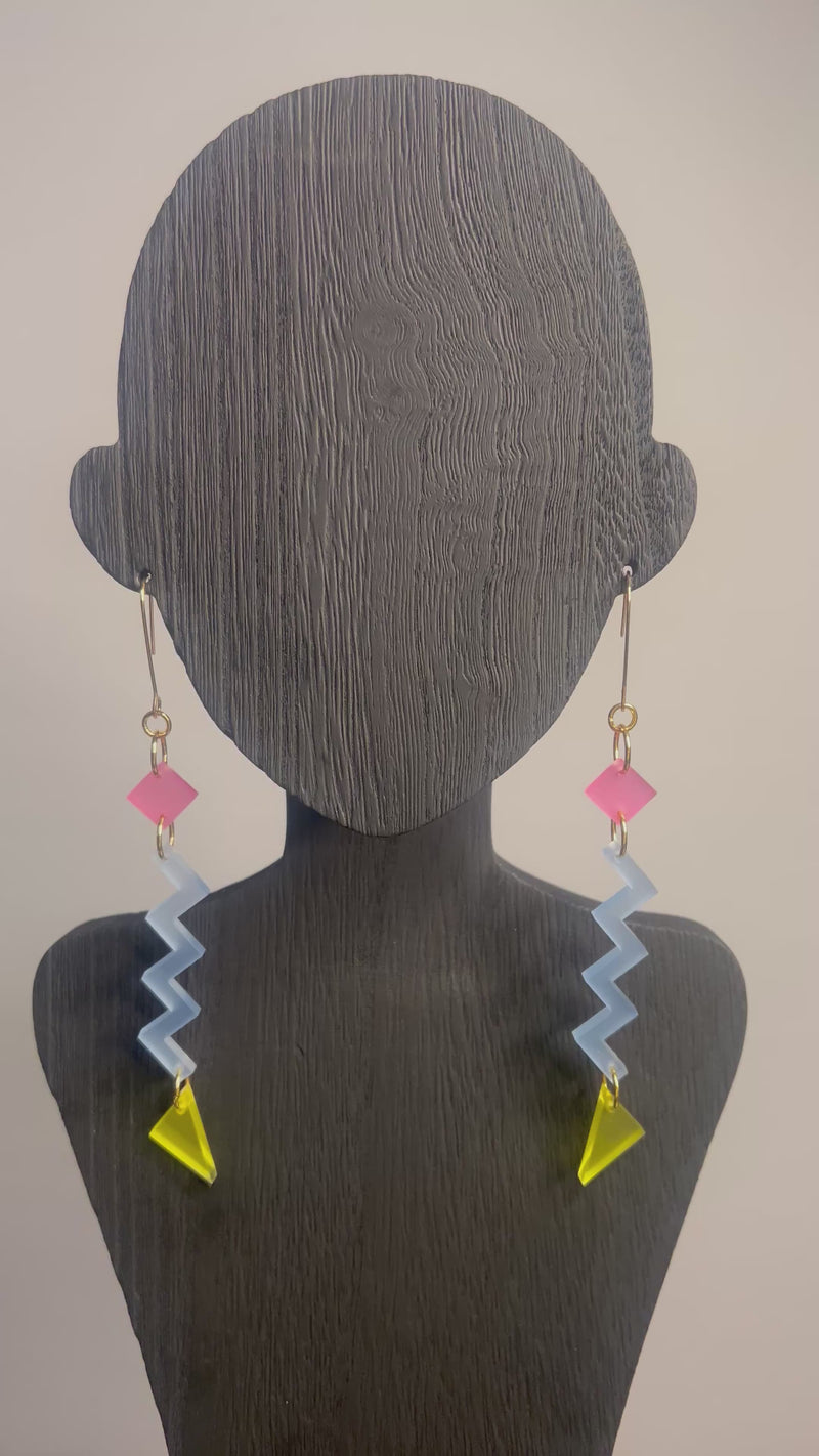 Geometric Statement Earrings